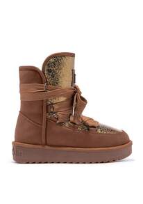 D.Franklin Bottines et boots pour femmes - Tabac - Voir 1