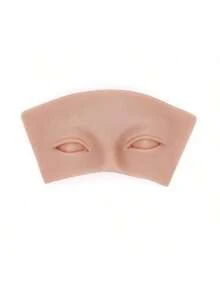 BUCICE Eyelash Extension Training Practice Eyelash Model Silicone Skin Face, Reusable 3D Practice Silicone Skin Lips Permanent Makeup Tattoo Training Makeup Tools - Multicolor - View 11