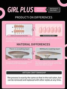 10片手工制作的Y2K风格美甲贴片 | 独特的红色法式甲片 | 3D立体花朵装饰 | 夏季美甲 | 高级亚克力美甲贴片套装 | 完美适合女性日常佩戴 - 彩色 - 查看 10