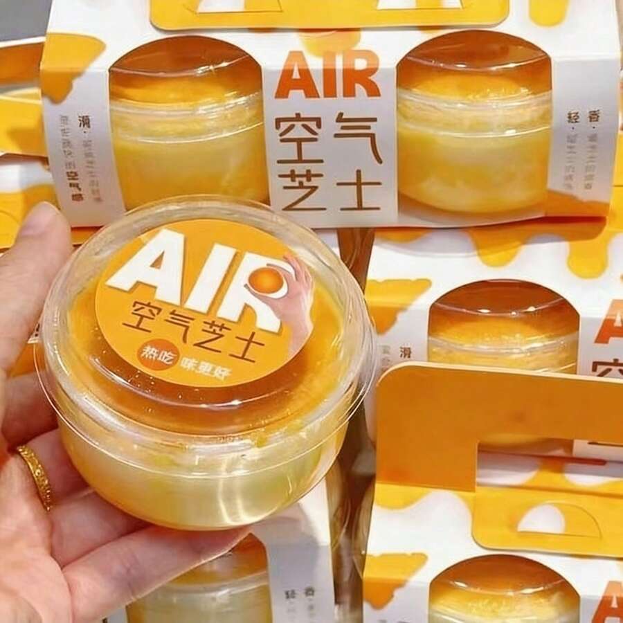 慢回弹半软奶酪捏捏乐玩具，学生减压玩具，仿真食物造型，捏捏乐，缓解压力，舒缓情绪，礼物，节日礼物，生日礼物，完美礼物