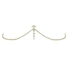 1pc Elegant Gold 14G Belly Button Ring, Butterfly Flower Heart Dangle Cubic Zirconia Navel Ring For Women Belly Button Piercing Jewelry And Waist Chains Fashion Accessories Suitable For Party, Festival Beach Vacation - Gold - View 8