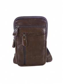 1 pieza Bolsa para teléfono móvil con cinturón para deportes al aire libre, bolsa pequeña de un solo hombro, multifuncional, de moda y portátil - Multicolor - Ver 5
