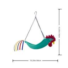 1pc Cast Iron Rooster Hanging Planter, Outdoor Patio Decor, Succulent Pot, Gardening Ornament, Easter Decoration, Spring Gardening Accessory - A - View 6