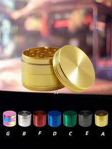 1个专业63毫米宽腔锌合金锋利齿轮高效研磨机，耐用手动研磨机，最佳母亲节礼物 - 彩色 - 查看 3