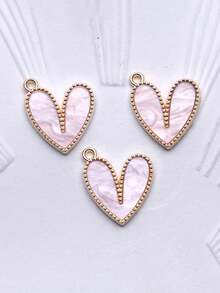 10个/20个/50个/100个随机混装合金桃心爱心吊坠 DIY饰品制作配件 - 心形 - 查看 35