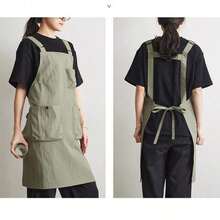 1pc Korean Style Tool Apron, Water-Resistant With Front & Back Pockets, Reversible Vest-Style Apron, Suitable For Outdoor Barbecue, Salon, Coffee Shop, Hotel, Catering, Painting Scenes And Home Kitchen, Unisex - Multicolor - View 11