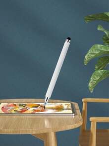 1pc Universal Alloy Dual-Tip Capacitive Stylus Pen, Suitable For IPad, Smartphone, Tablet - Multicolor - View 8