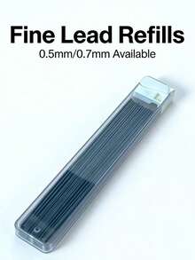 Minimalist Office Automatic Mechanical Pencil Refill, Super Large Capacity 2B Lead 0.5mm/0.7mm Pencil Lead - 9041 - View 2