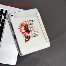 1 Ốp lưng in hình hoa hướng dương và bé gái, có ngăn đựng bút, chân đế đa góc, chức năng tự động bật/tắt màn hình, chất liệu TPU mềm dẻo bảo vệ - Tương thích với iPad thế hệ thứ 10 10.9 inch 2022 / Air 13 (M3 2025) / Air 11 (M3 2025). Tương thích với SAMSUNG, tương thích với . - Nhiều màu - Xem 9