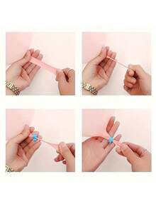 50个彩色塑料气球夹 - 适用于派对装饰、婚礼、青少年派对、生日和婴儿派对、万圣节装饰、圣诞节装饰、可重复使用的气球花环、铝箔气球、生日气球、洗礼气球、活动用品、节日配件、耐用夹子、快速系结工具、派对组织者、婚礼装饰 - 多色 - 查看 10