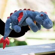 35.4in/45.2in Dragon Plush,Peluche, Plushie, Dragon Stuffed Animal, Kids Toys, Christmas Gifts ,Dragon Plush Toys Pillows For Boys,Girls And Adults,Stocking Stuffers, Great Gifts - Màu xanh lam - Xem 3