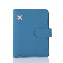 Bao đựng hộ chiếu bằng da cao cấp Melsbrinna, chống nước, chống RFID, ví du lịch có ngăn đựng bút, sổ hộ chiếu dễ thương cho nam/nữ, vỏ hộ chiếu du lịch nhẹ, dễ mang theo khi đi máy bay, phụ kiện du lịch mùa hè thiết yếu. - Nhiều màu - Xem 8