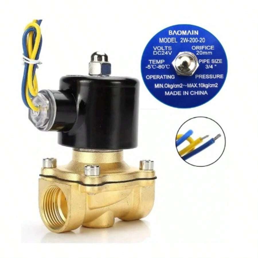 Válvulas Neumáticas 110v Ac 3/4 Pulgadas Npt Solenoide - A - Ver 1