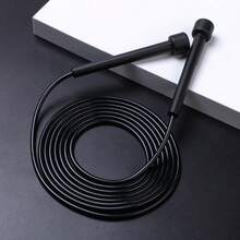 1 dây nhảy tốc độ màu đen cổ điển, tay cầm chống trượt, chống mài mòn và không bị rối, dụng cụ tập luyện giảm cân cho người lớn, dây nhảy thể dục cho học sinh. - Nhiều màu - Xem 2