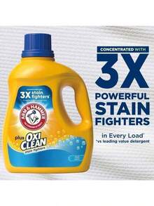 ARM And HAMMER Plus OxiClean Stain Fighter Liquid Laundry Detergent Fresh Scent 32. 5 Fl Oz 25 Loads - 1 - View 5