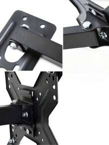 Soporte de pared PARA 32"- 55" ~para monitor de TV de movimiento completo con giro suave, inclinación y extensión, para la mayoría de televisores y monitores de visualización plana - Negro - Ver 10