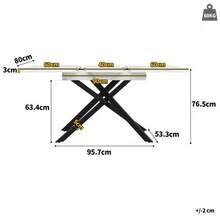 Dining Tables - White+Black - View 2