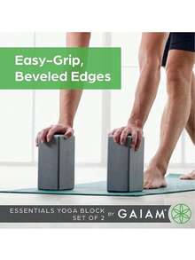 2 Soft Non-Slip Foam Yoga Blocks, Leg Stretching, Moderate Softness And Hardness, Frosted Non-Slip, Suitable For Pilates And Yoga. - Multicolor - View 8