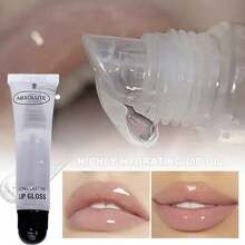 6pcs Clear Lip Oil, Moisturizing And Moisturizing Lips, Long-Lasting Hydration, Vegan Formula With Hyaluronic Acid And Moisturizing Oil Blend, Shine - 香草豆 - 查看 2