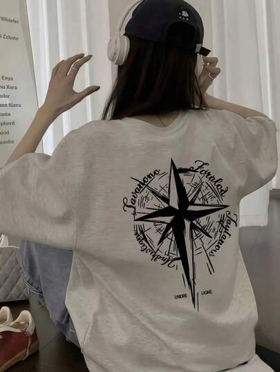 1pc Women's Summer Round Neck Short Sleeve T-Shirt, Geometric Print, Suitable For Summer, Beach, Street, Daily, Work, Office Party, Outing, Carnival, Music Festival, Valentine's Day, Party Occasions. Fashionable Women's Style Top, Ladies' Holiday Wear. Elegant Office Attire, Cute Top, Women's Holiday Outfit, Date Night Dress, Graceful Women's Top, Summer Casual Wear, Ladies' Vacation Outfit.