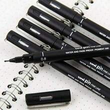 1pc Precision Micro-Tip Pen /Fine LinePen / Technical Drawing Pen - WaterproofMedium Tip, Suitable ForSketching And Office Documents, SchoolSupplies, Back To School - Fine Pen - View 12