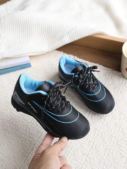 1 Pair Children's Casual Sports Shoes, New Spring/Autumn Low-Top Versatile Boys Outdoor Running Shoes Football Sneakers