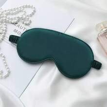 1件雙面絲綢眼罩，遮光睡眠眼罩，絲滑透氣舒適，緩解疲勞，適合午睡與睡眠，適用於居家、辦公室、旅行、飛行使用 - A - 查看 14
