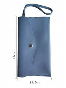 10支装软毛化妆刷，合成纤维，蓝色女巫化妆工具，眼部面部美容化妆刷套装，适合化妆初学者 - 藍色 - 查看 8