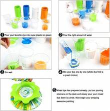 Acrylic Pouring Strainers, 5 PCS Flow Painting Tools Christmas DIY Kits Drawing Sets Bloom Strainers Plastic Silicone Drain Basket Special Pattern Creative Art Supplies - 1 - View 4