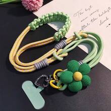 Dây đeo điện thoại bện hoa có thể điều chỉnh - Sử dụng được cả hai kiểu: dây đeo chéo và dây đeo cổ tay, màu sắc tươi tắn, chất liệu nylon bền chắc, phù hợp với mọi loại điện thoại, lý tưởng cho các hoạt động ngoài trời, dây đeo điện thoại kèm khóa kim loại màu ngẫu nhiên. - Nhiều màu - Xem 13