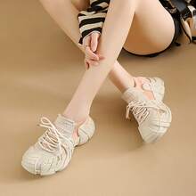 Women Chunky Shoes - Pink - View 6