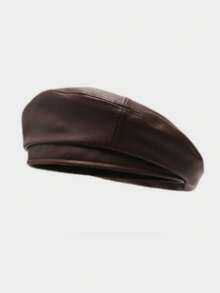 1 chiếc mũ beret nữ, kiểu dáng bát giác đa năng, phong cách cổ điển, phù hợp cho đi bộ ngoài trời, trượt tuyết, mua sắm, mặc hàng ngày, mùa xuân/thu, kiểu Anh. - Nhiều màu - Xem 7