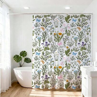 1 chiếc rèm tắm họa tiết lá cỏ bốn lá phong cách Boho vẽ màu nước, rèm phòng tắm họa tiết hoa lá bốn lá nhiều màu sắc, rèm tắm chống thấm nước, có thể giặt được, kèm móc treo, trang trí phòng tắm hiện đại tối giản lấy cảm hứng từ thiên nhiên cho bồn tắm và vòi sen. Rèm tắm bằng vải mềm mại với họa tiết cỏ bốn lá nhiều màu sắc rực rỡ, phụ kiện phòng tắm phong cách Bohemian để nâng tầm thẩm mỹ phòng tắm của bạn.