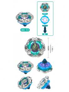 1 pieza Nuevo Lanzamiento Serie X Defensiva Multi-Estilo Peonza de Aleación de Batalla Juguete Fidget (Requiere Ensamblaje Propio) - Multicolor - Ver 5