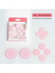 DATA FROG Switch 2 Pro Silicone Dpad Button Pads Joystick Caps ABXY Button Stickers Controller Accessories - View 9