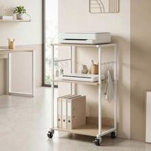 HOMCOM Suportes para impressora - Maple - Ver 5