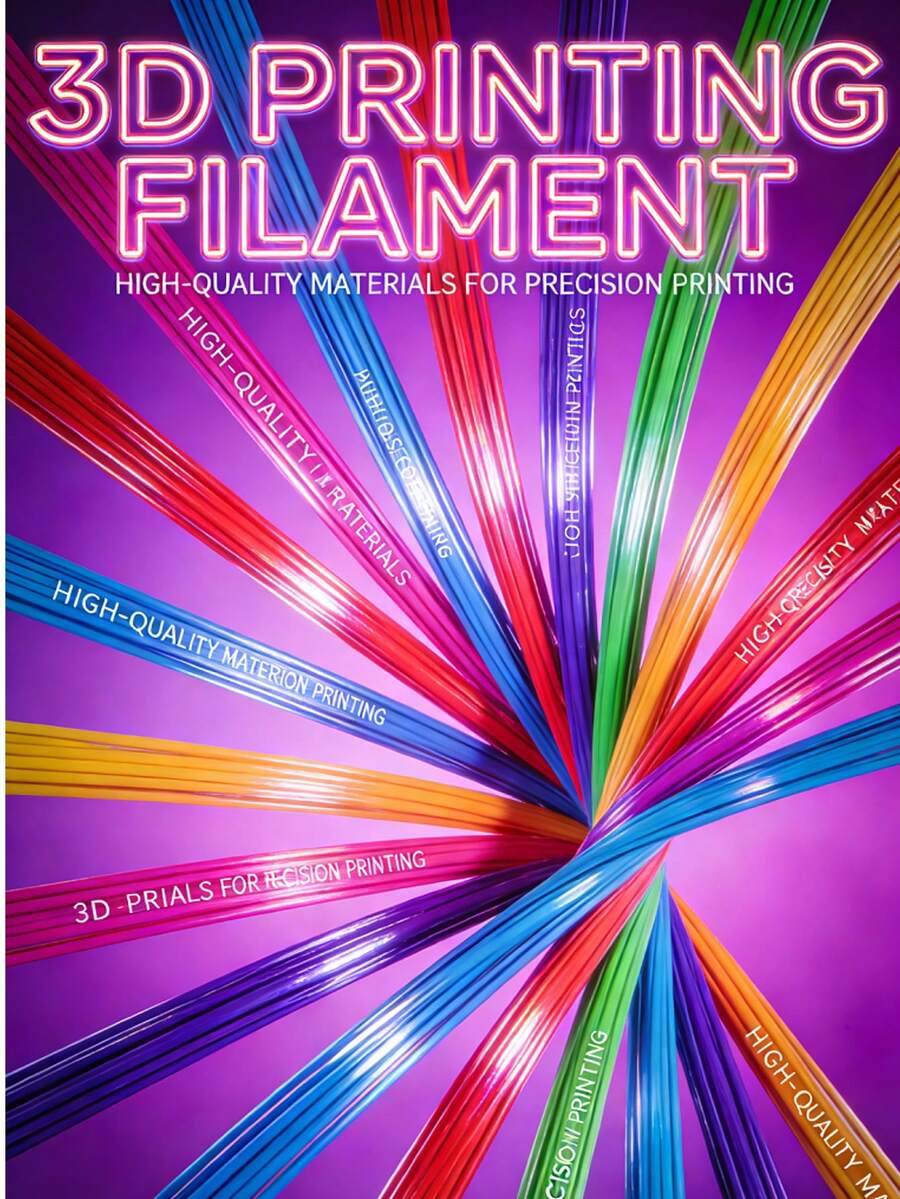 250g 3D Printer Filament 1.75mm Silk PLA | Premium Smooth Silk Finish Multi-Color 3D Filament | Individually Packed Spool For 3D Printing Pens & Machines | 3D Printer Supplies | Impresora 3D Filament - 查看 1