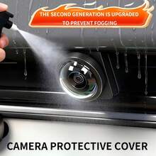 Ốp bảo vệ camera toàn cảnh 360° cho ô tô, ốp bảo vệ ống kính camera lùi, chống bụi, chống trầy xước, chống va chạm, ốp bảo vệ ống kính ô tô, độ nét cao, trong suốt, không mất góc nhìn, thích ứng với mọi loại xe sedan, SUV, phụ kiện bảo vệ ngoại thất xe cao cấp. - A - Xem 3
