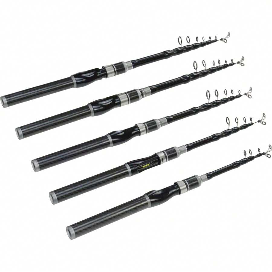 1.6m-2.7m Carbon Fiber Fishing Rod Fast Long Cast Fishing Rod Suitable For Fishing In Ponds And Lakes - Multicolor - View 1