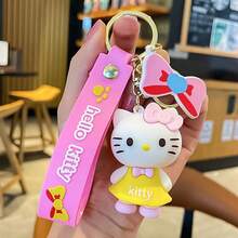 SANRIO 1 chiếc móc khóa hoạt hình, phụ kiện trang trí túi xách dễ thương, móc chìa khóa xe hơi. - Nhiều màu - Xem 11