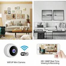 1-2pcs Intelligent Mini Pet Camera, Supporting 2.4G WiFi Connection, Built-In Hidden Radio Camera With Bracket, Which Can Be Controlled By Mobile Application For Observation And Monitoring. It Is Simple To Install And Suitable For Security Monitoring Of Family Pet Cats, Dogs And Other Small Animals. - Multicolor - View 6