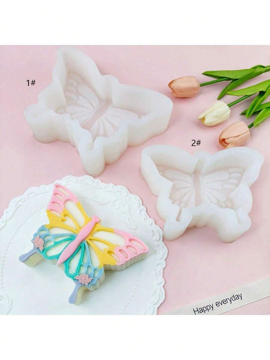 Khuôn silicon hình bướm tự làm dùng cho liệu pháp hương thơm, đa năng. - Bươm bướm - Xem 1