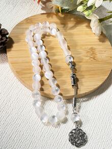 1串穆斯林闪亮奢华念珠，穆斯林祈祷念珠 - 彩色 - 查看 4