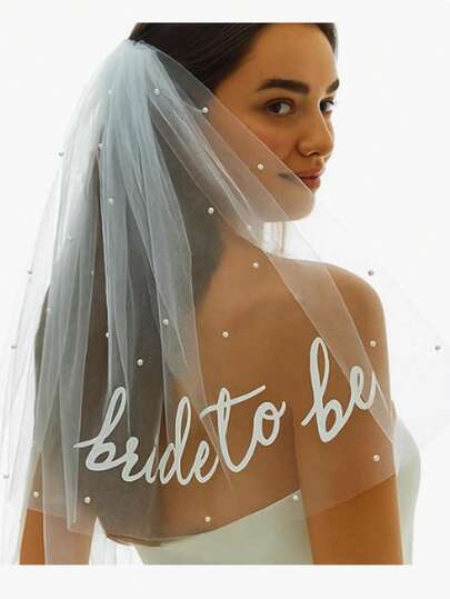 Bride To Be Sash Veil Bachelorette Party Accessories, Bridal Shower Decorations, Engagement Gifts For Bride