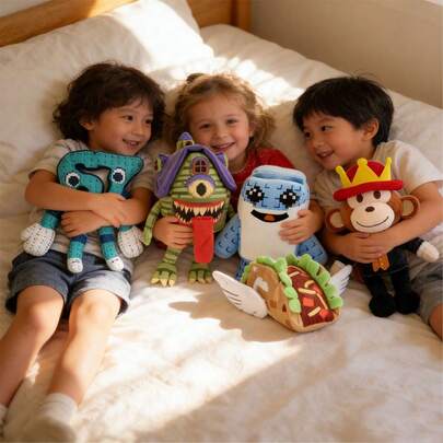 Nommi Novelty AI-Crafted Italian Brainrot Plush Toys , Soft Stuffed Animal Dolls For Kids, Bedroom Living Room Decor Pillow, Monther Day Gifts,Birthdays Gift For Women,Easter Gift