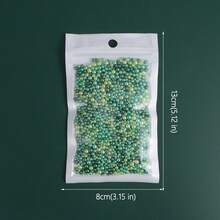 10g/Packung Grüne Märchen Epoxidharz Füllung, geeignet für Epoxidharz Silikonform Füllung, Buchstaben, Schlüsselanhänger, Anhänger, Handarbeit DIY, Schmuckherstellung, Feiertags Dekoration und Rassel Spielzeug Basteln - Grüne Serie - Übersicht 9