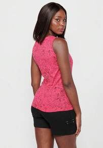 Koroshi Magliette e canotte sportive da donna - Fucsia - Visualizzare 6