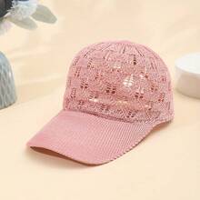 Women's Breathable Mesh Baseball Cap - Adjustable, Lightweight And Fashionable Hollow Design Sun Hat - A - View 7