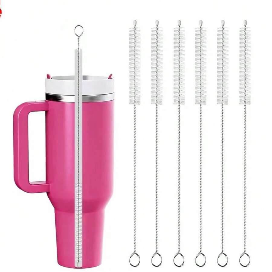 Cọ vệ sinh ống hút, thích hợp cho nhiều loại ống hút, cọ rửa bình sữa, cọ rửa nắp cốc, cọ làm sạch. - Nhiều màu - Xem 1