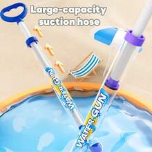 Pistola de agua con efecto de fuegos artificiales, adecuada para piscina al aire libre, juegos de fiesta en la playa, peleas de agua en la piscina, accesorios fotográficos, regalo sorpresa para niños y niñas (color aleatorio) - Multicolor - Ver 4